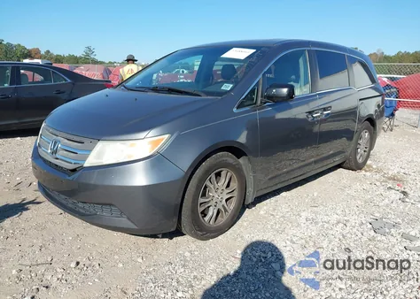 2013 Honda Odyssey Ex-L из США, поврежденный, VIN 5FNRL5H66DB004744